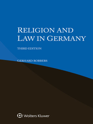 cover image of Religion and Law in Germany